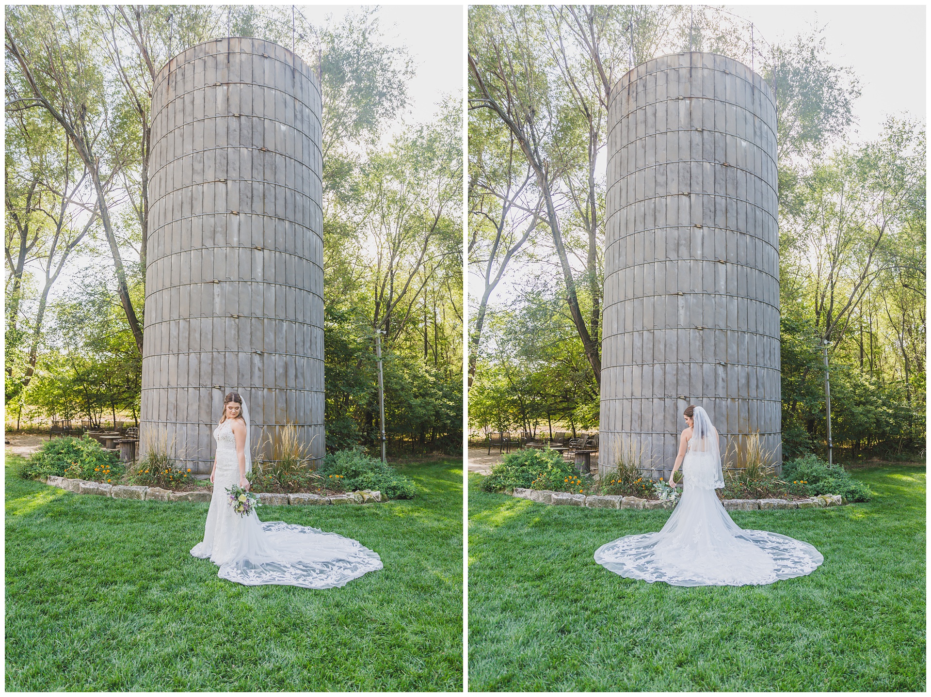 Wedding photography at Emma Creek Barn in Hesston, Kansas, by Kansas City wedding photographers Wisdom-Watson Weddings.