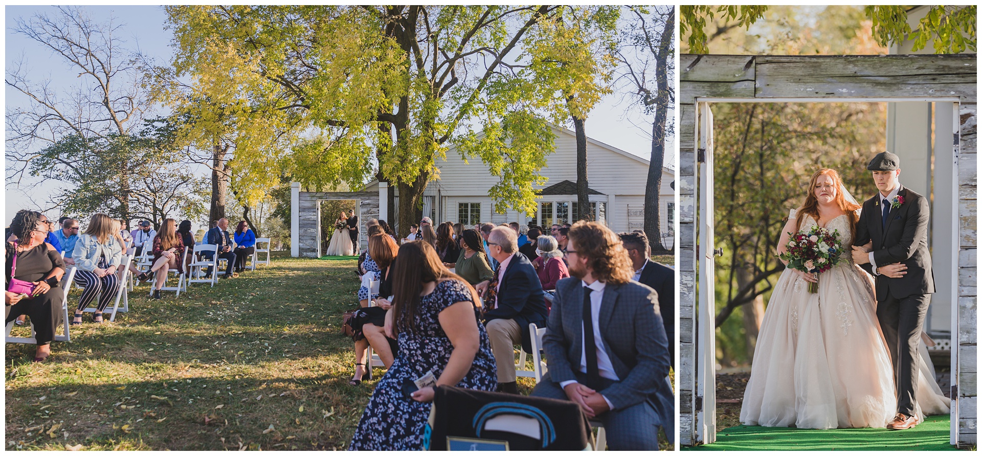 Wedding photography at Executive Hills Polo Club by Kansas City wedding photographers Wisdom-Watson Weddings.