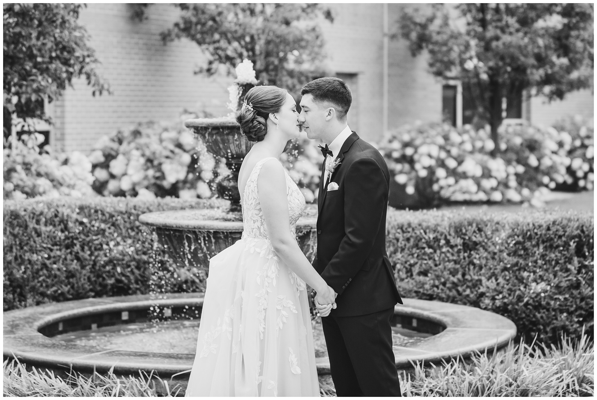 Wedding photography at Christ Lutheran Church in Overland Park by Kansas City wedding photographers Wisdom-Watson Weddings.