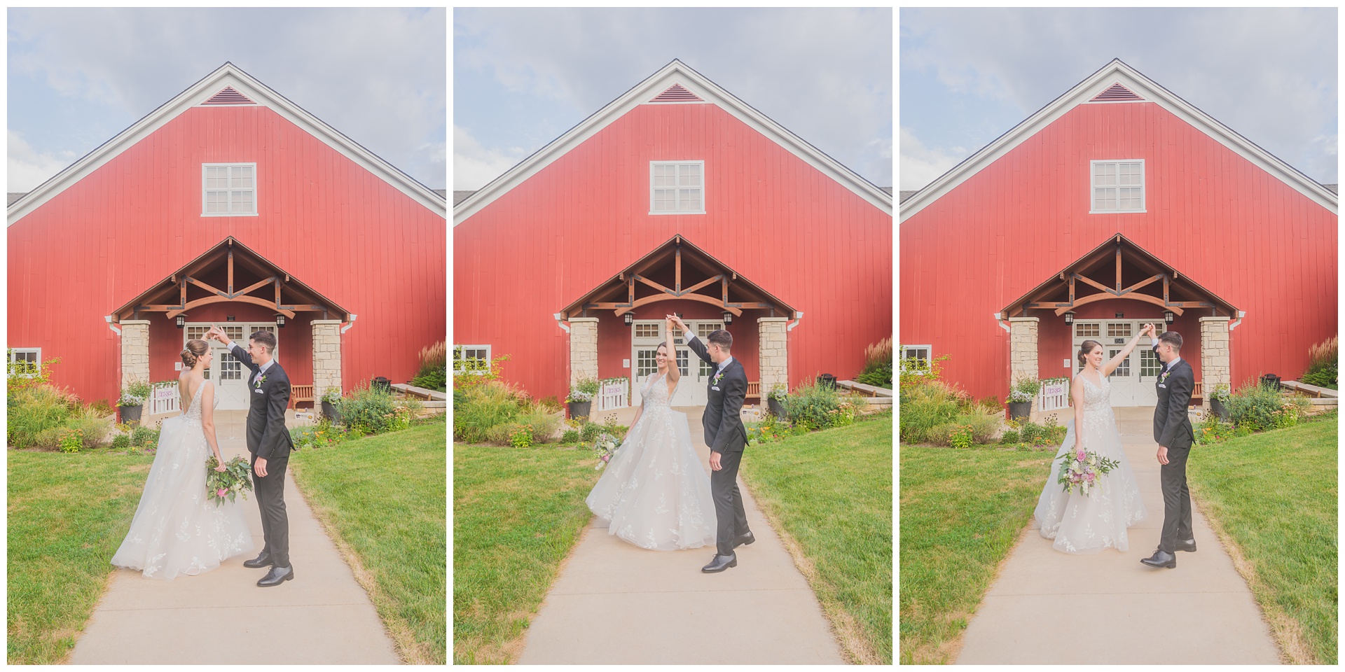 Wedding photography at The Lodge at Ironwoods in Leawood by Kansas City wedding photographers Wisdom-Watson Weddings.