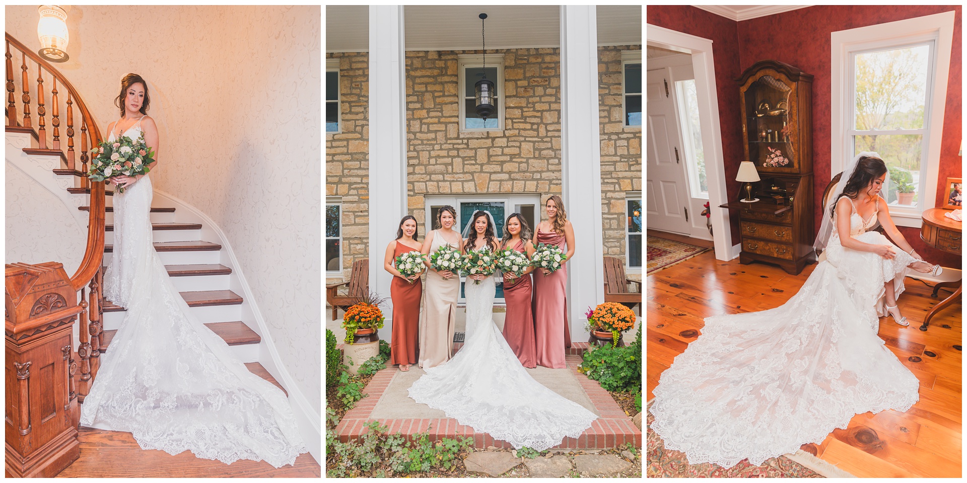 Wedding photography in Eudora, Kansas, by Kansas City wedding photographers Wisdom-Watson Weddings.