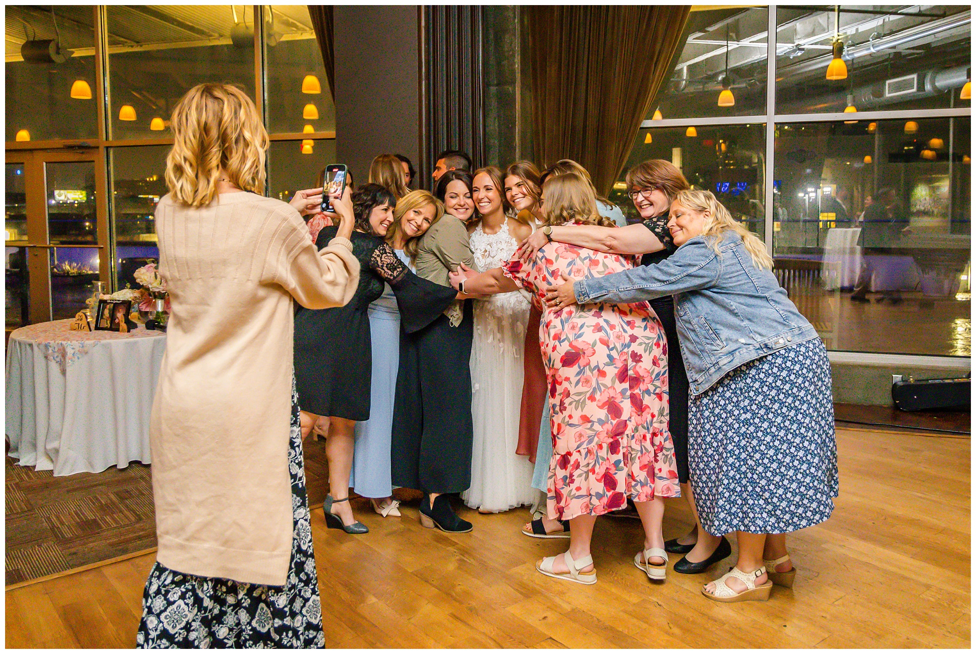 Wedding photography at Boulevard Brewing Company by Kansas City wedding photographers Wisdom-Watson Weddings.