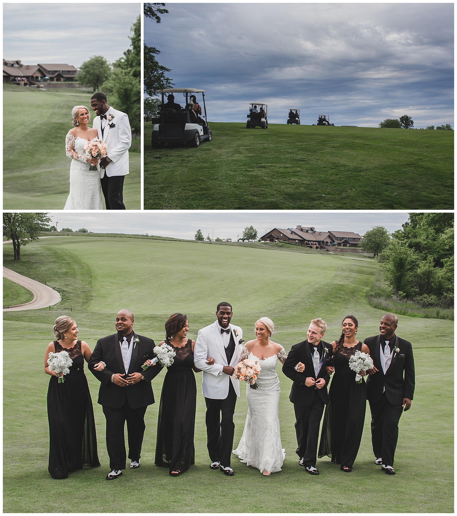 Wedding photography at Staley Farms Golf Club in Kansas City.