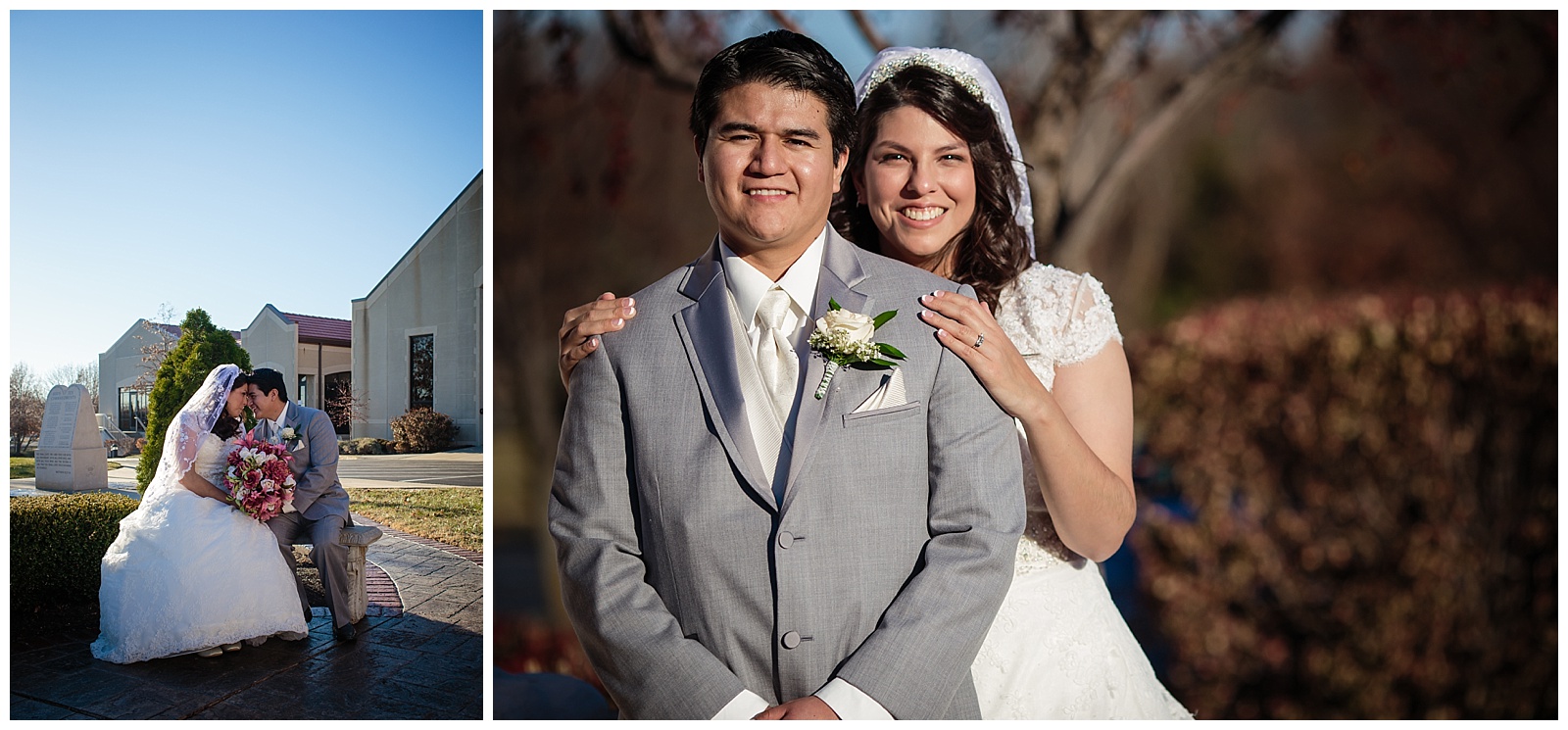 Wedding photography at Church of the Ascension in Overland Park, Kansas.