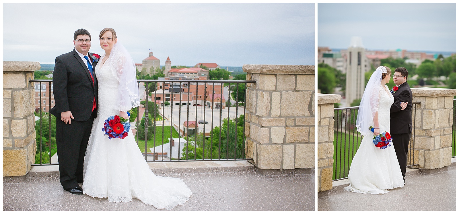 Wedding photography at The Oread in Lawrence, Kansas.