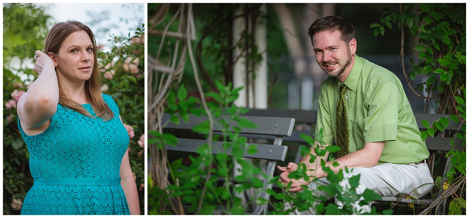 An engagement session at Gage Park in Topeka, Kansas.