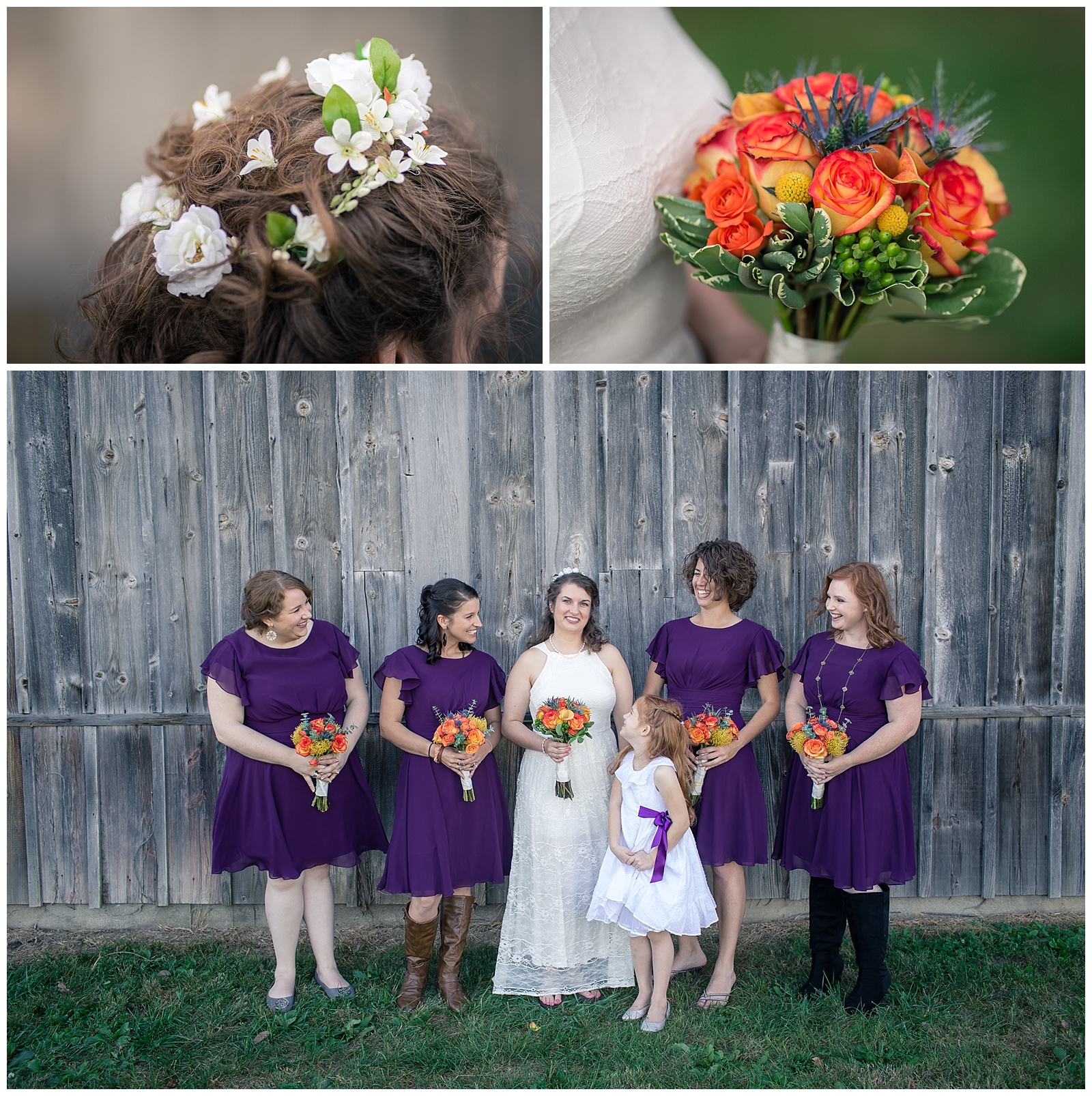 Wedding photography at Backwoods Venue 222 in Gower, Missouri.