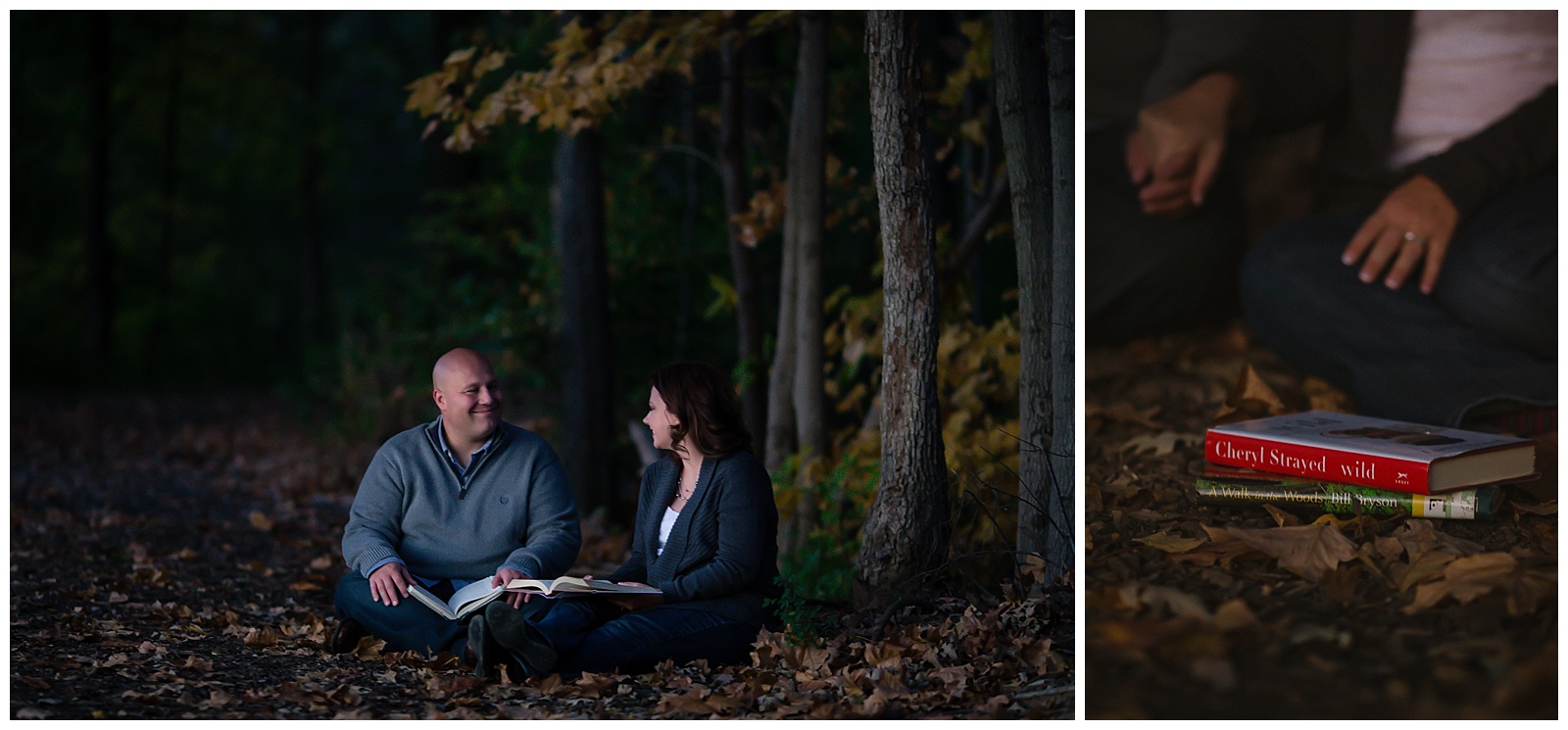 An engagement session at Penguin Park in Kansas City.