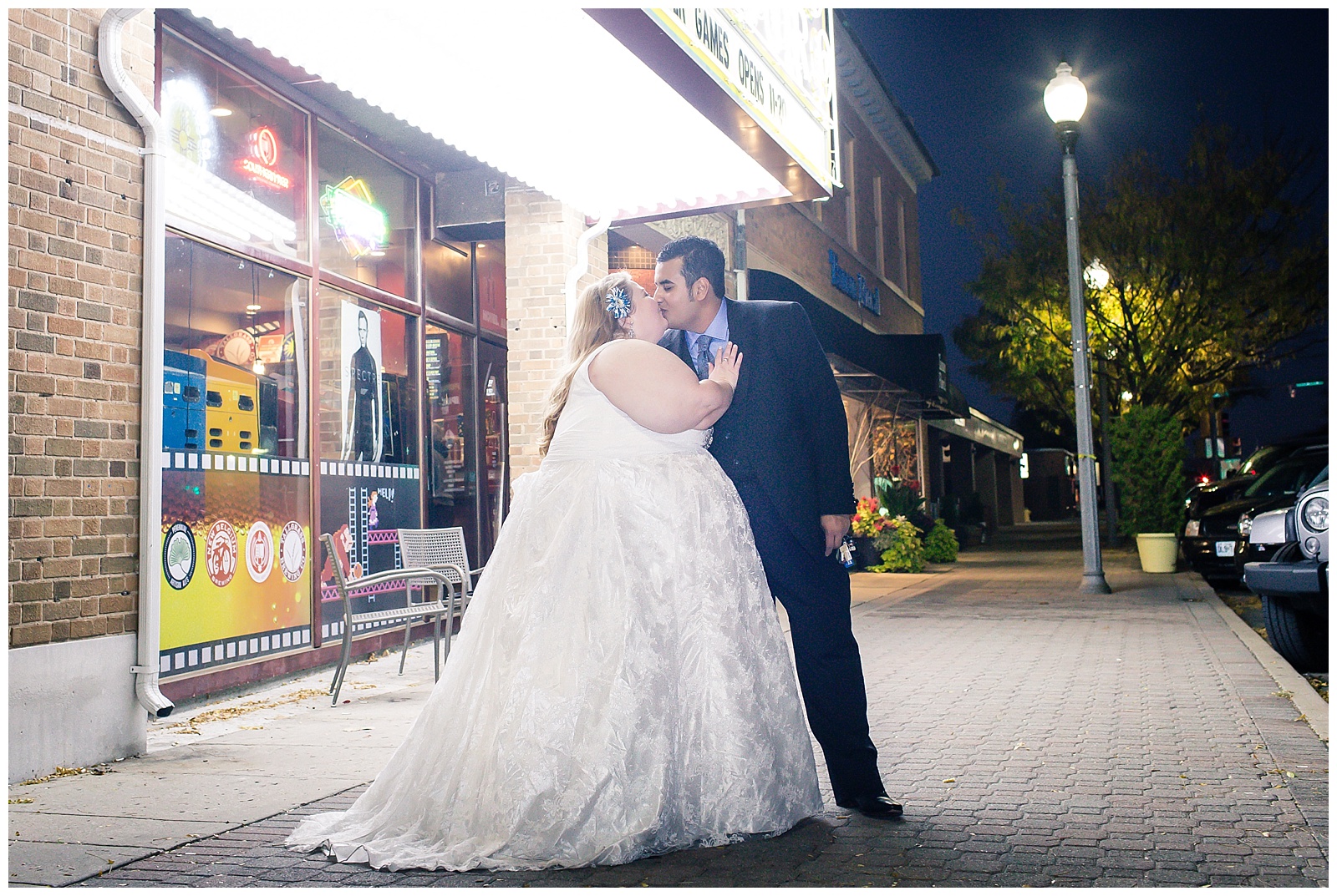 Wedding photography at Armour Theatre in Kansas City.