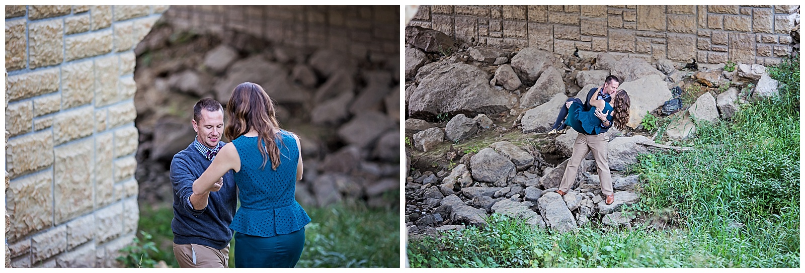 An engagement session in Weston, Missouri.
