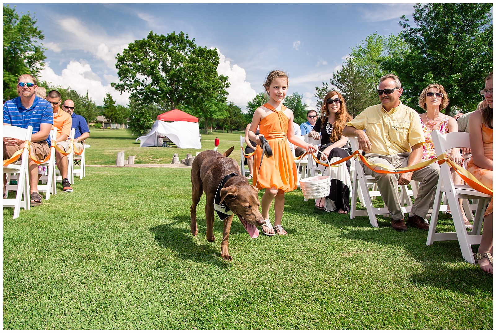Wedding photography at Village Greens Golf Course in Ozawkie, Kansas.