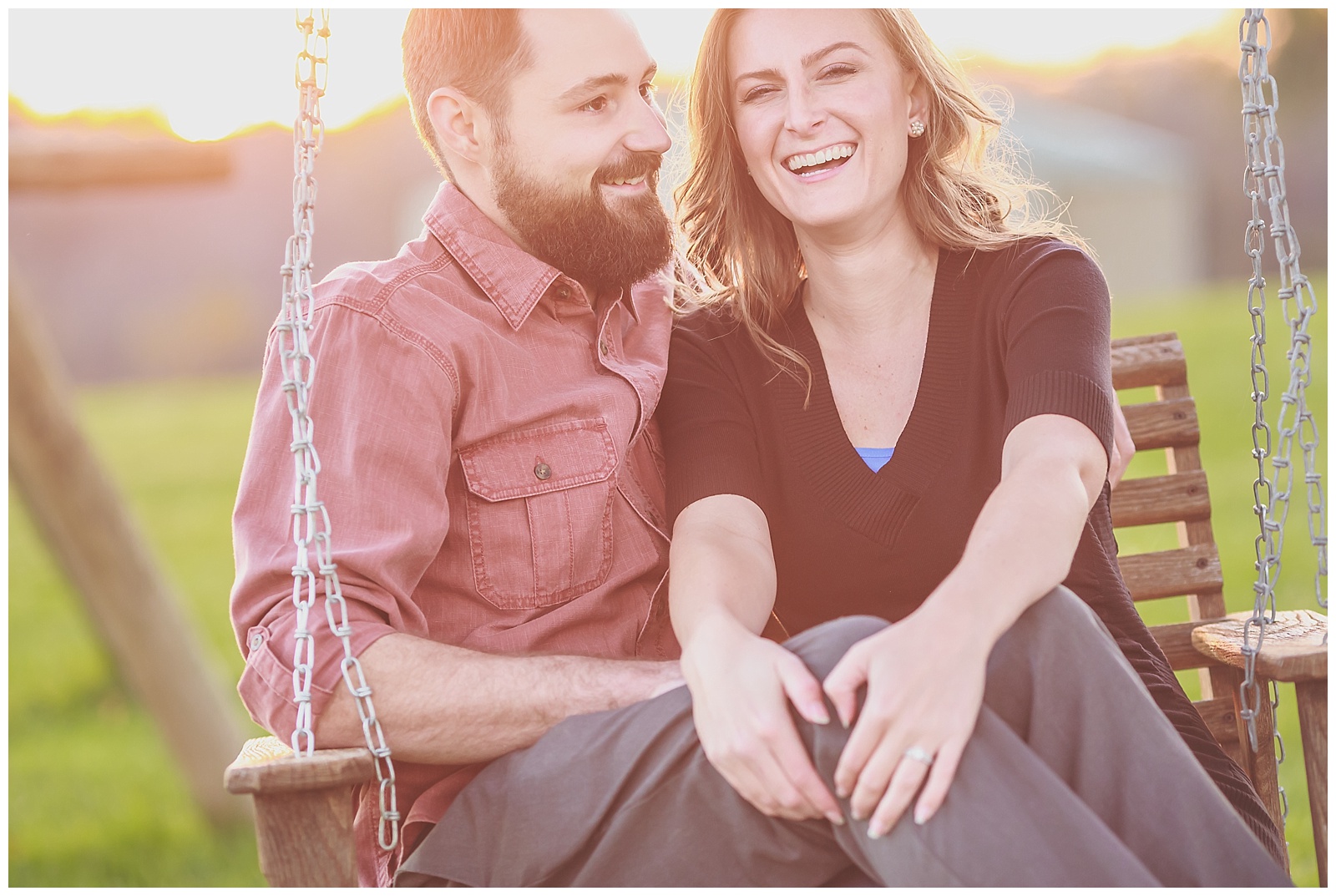 An engagement session in Missouri.