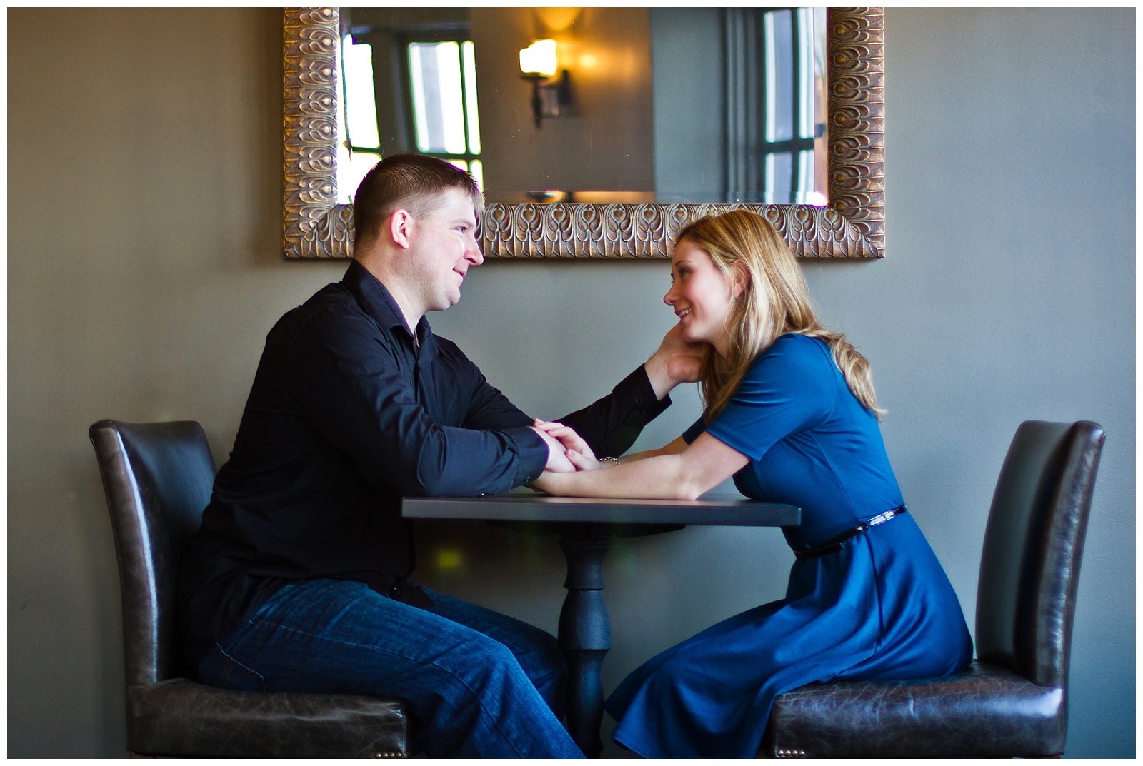An engagement session at The Elms in Excelsior Springs, Missouri.