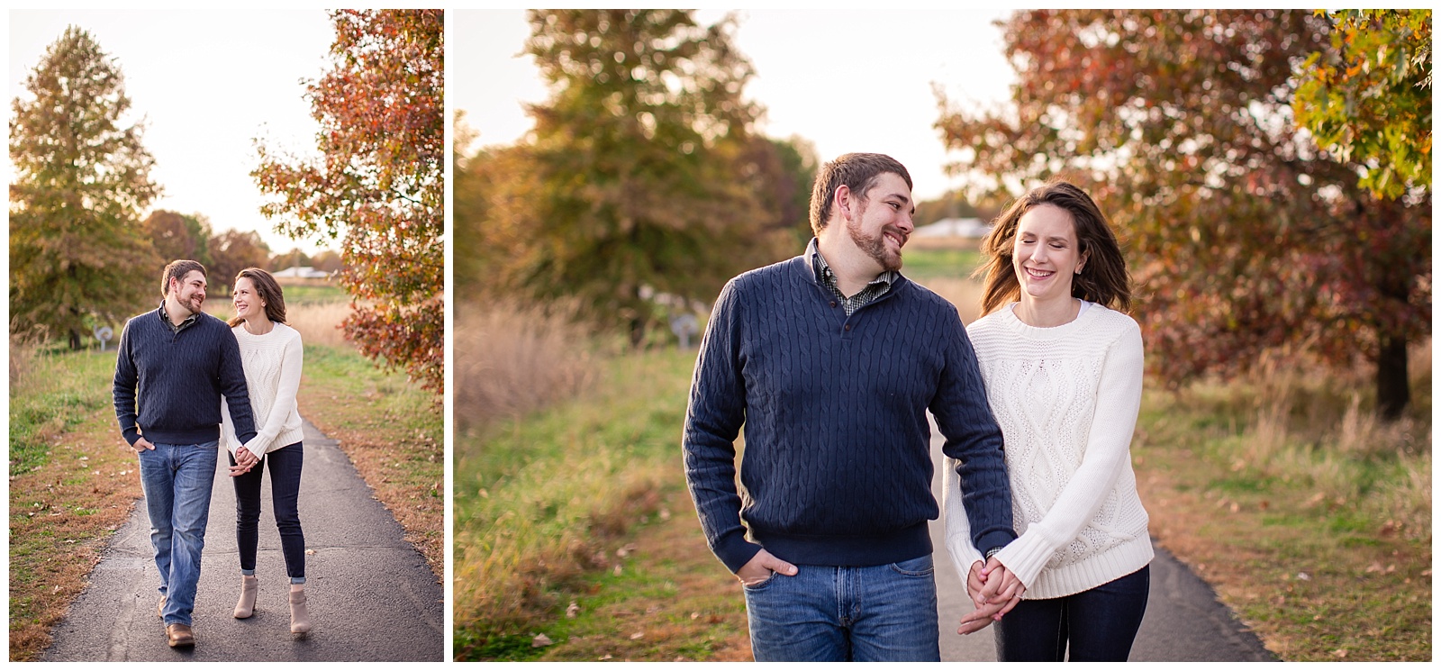 A St. Joseph engagement session at Youngdahl Urban Conservation Area.
