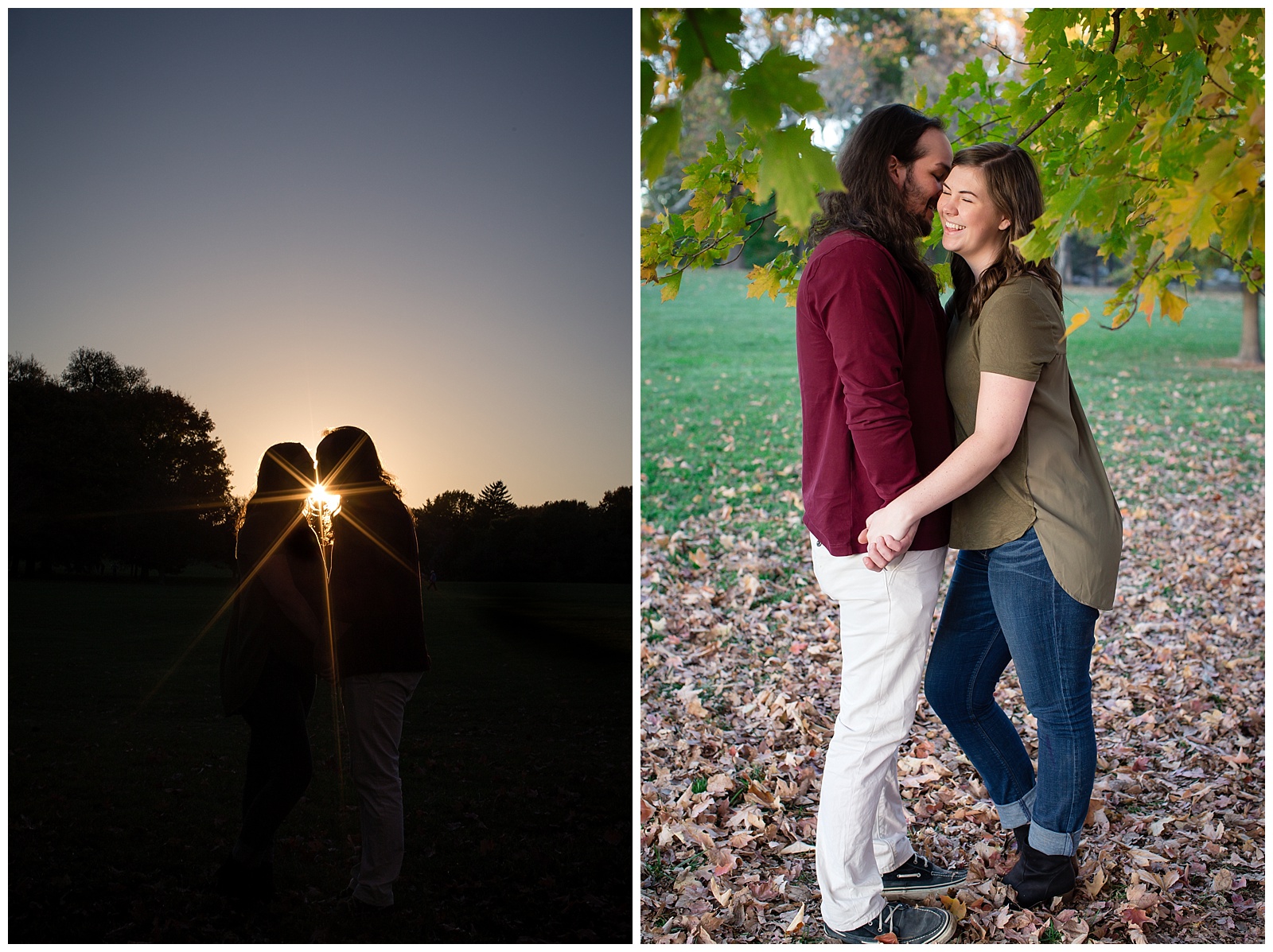 A Loose Park engagement session in Kansas City.