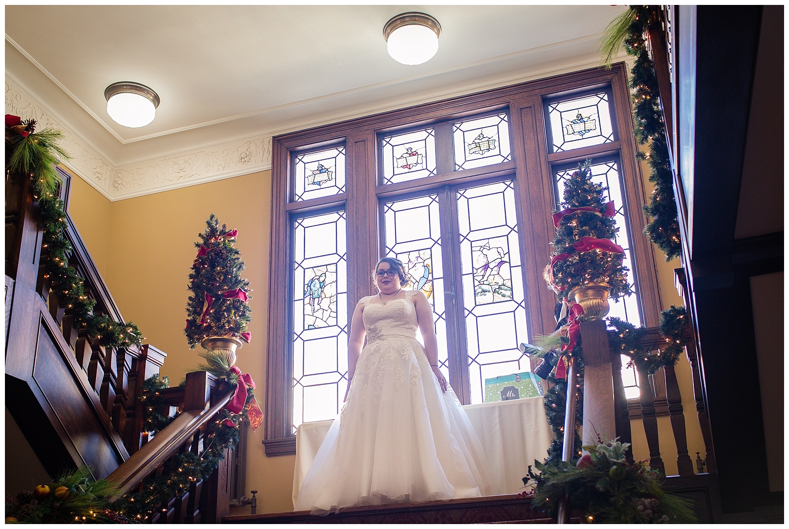 Wedding photography at the Dillon House in Topeka, Kansas. 