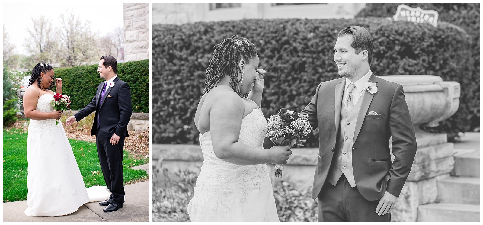 Wedding photography at Simpson House in Kansas City, captured by Wisdom-Watson Weddings.