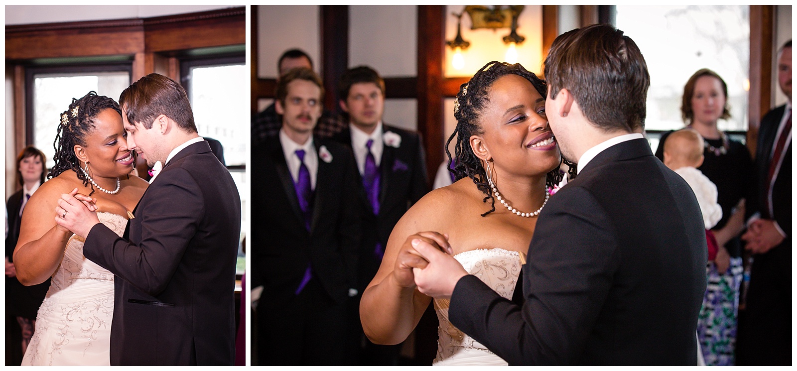 Wedding photography at Simpson House in Kansas City, captured by Wisdom-Watson Weddings.