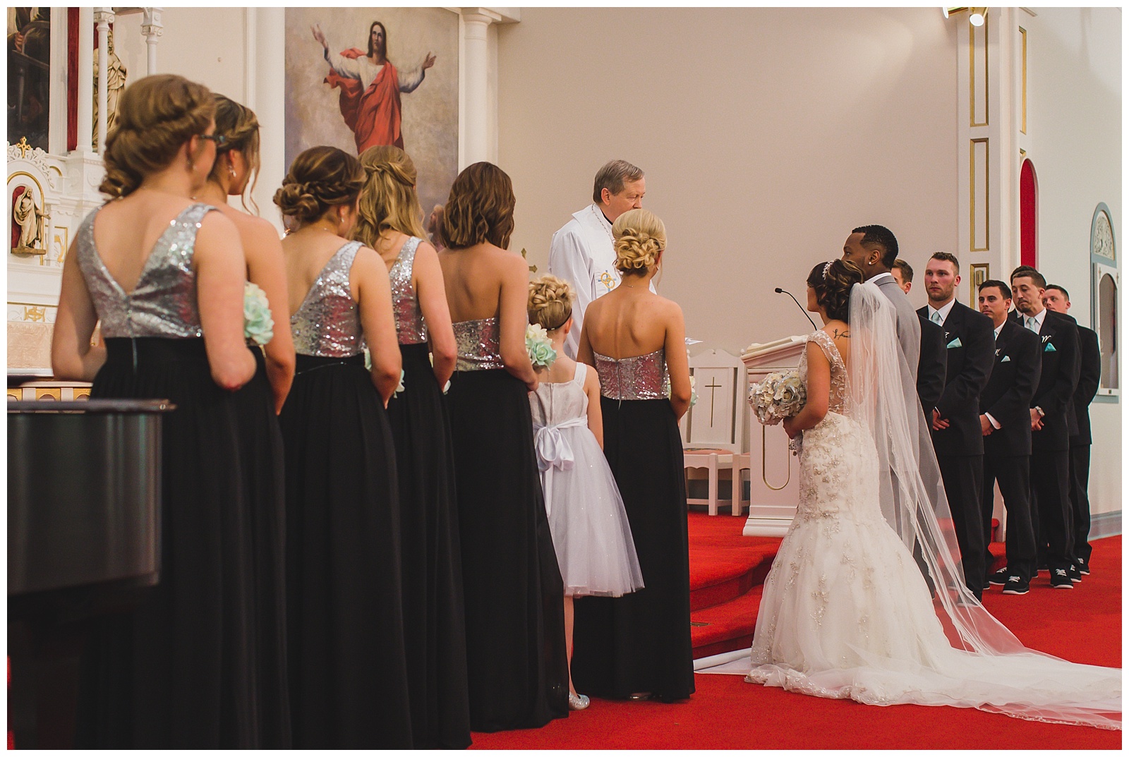Wedding photography in Lindsborg, Kansas, captured by Kansas City wedding photographers Wisdom-Watson Weddings.