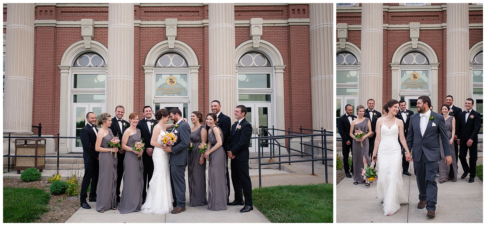Wedding photography in St. Joseph, Missouri, by Kansas City wedding photographers Wisdom-Watson Weddings.
