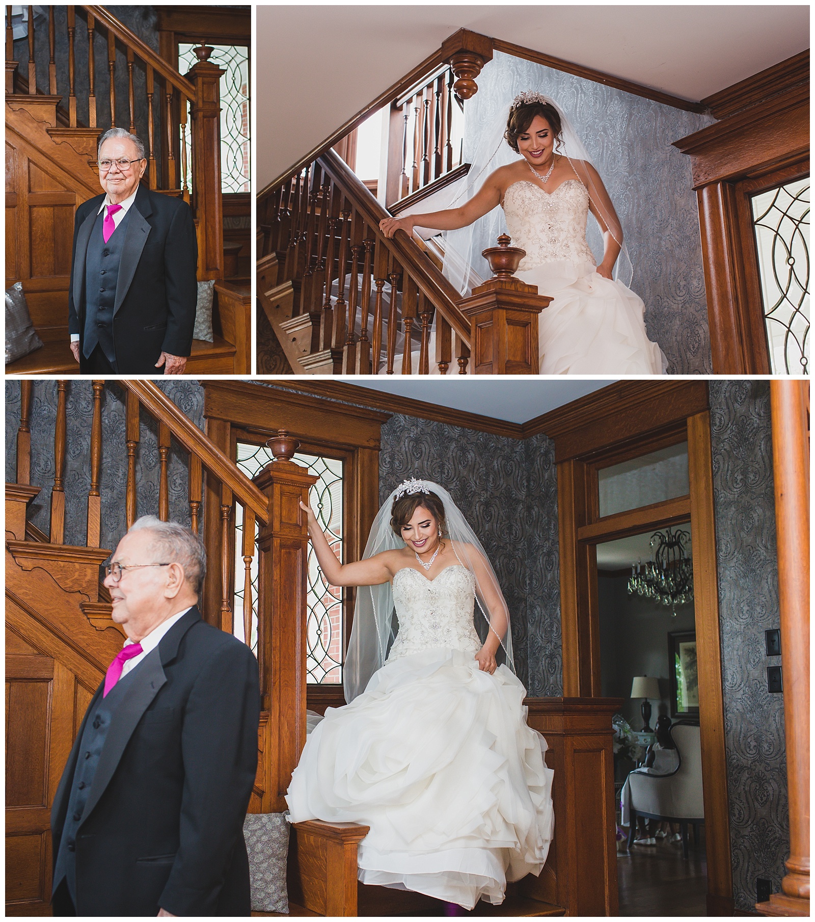 Wedding photography at Eighteen Ninety in Platte City by Kansas City wedding photographers Wisdom-Watson Weddings.