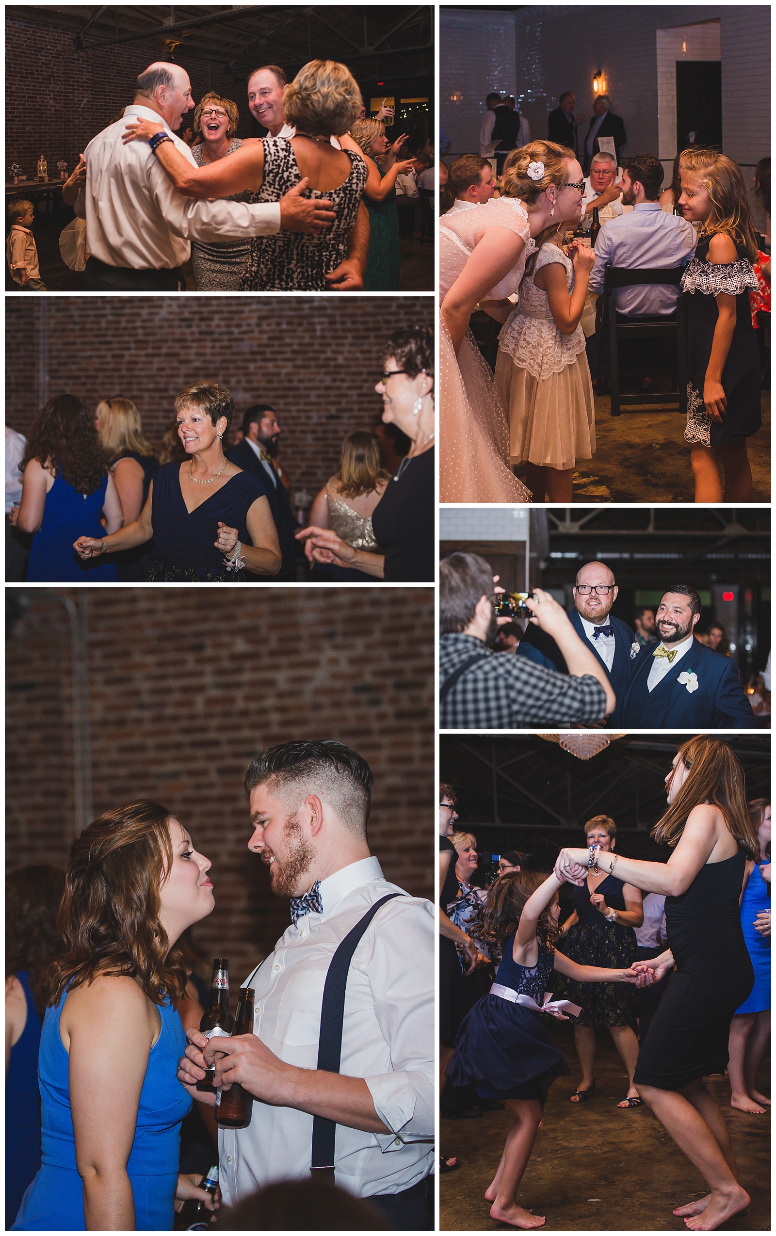 Wedding photography at The Guild by Kansas City wedding photographers Wisdom-Watson Weddings.