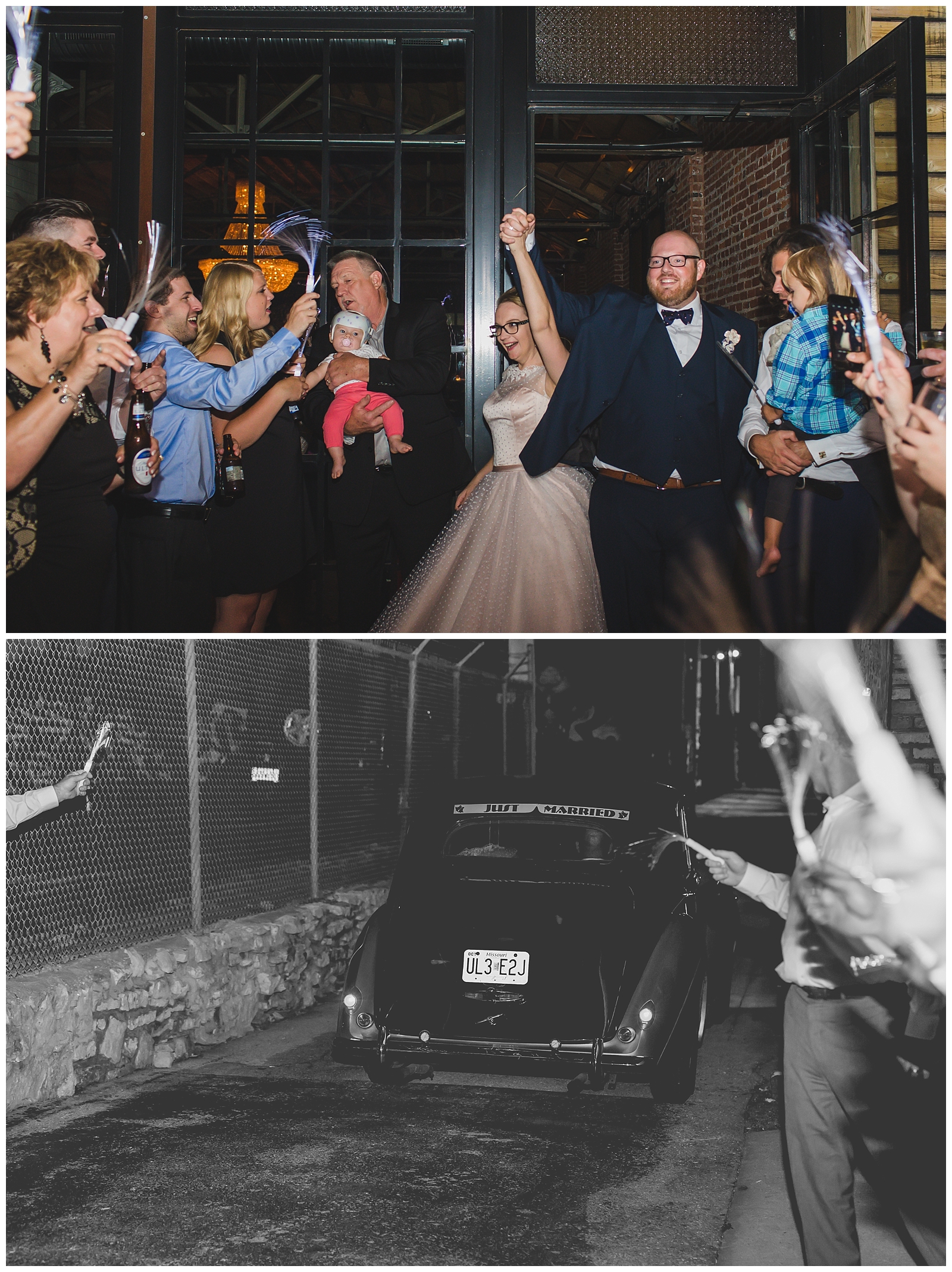 Wedding photography at The Guild by Kansas City wedding photographers Wisdom-Watson Weddings.