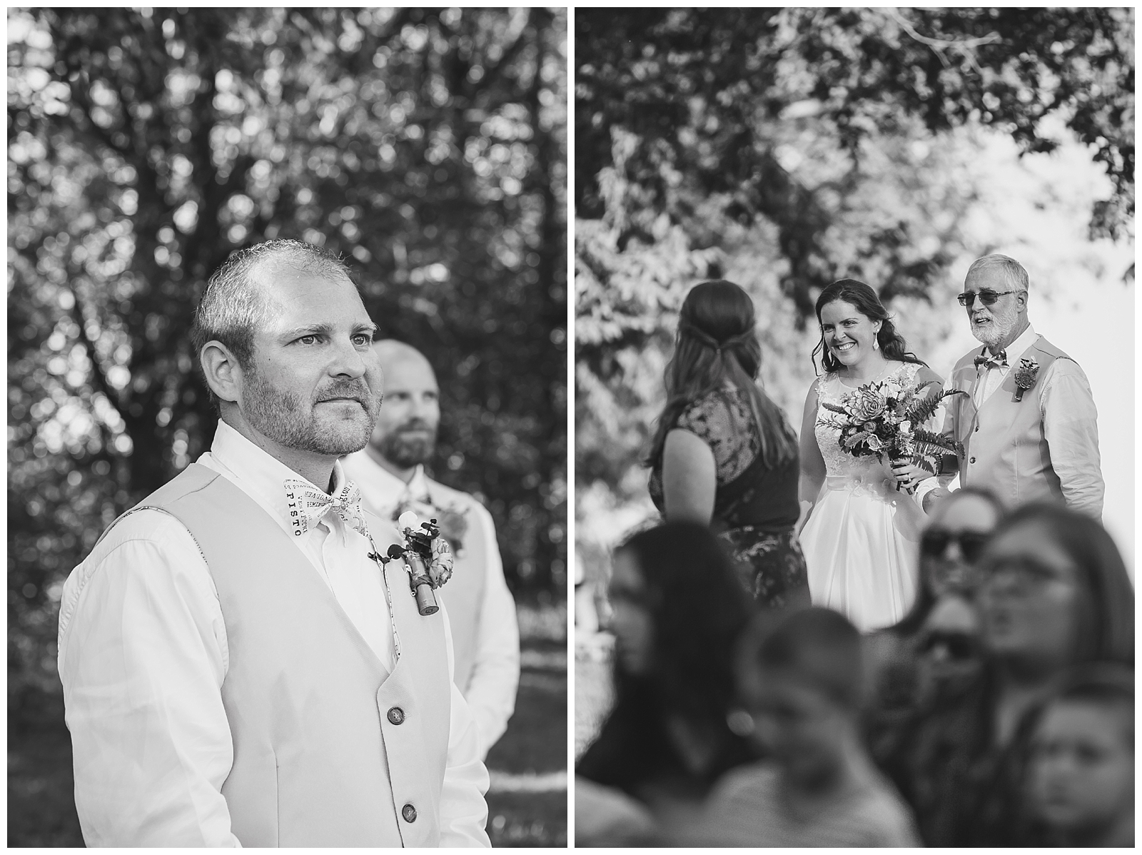 Wedding photography in Paola, Kansas, by Kansas City wedding photographers Wisdom-Watson Weddings.