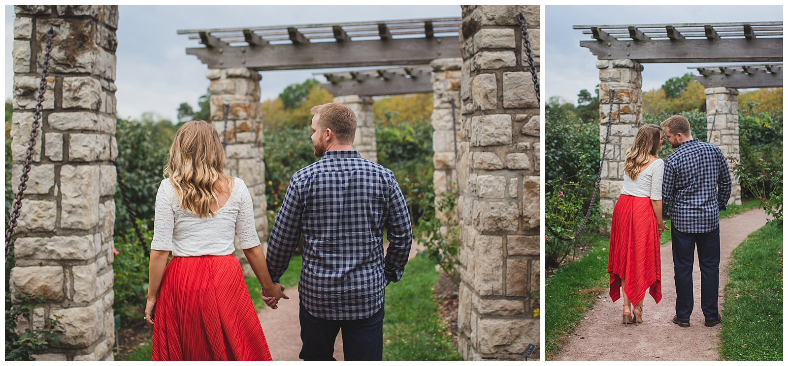 Engagement photography by Kansas City wedding photographers Wisdom-Watson Weddings.