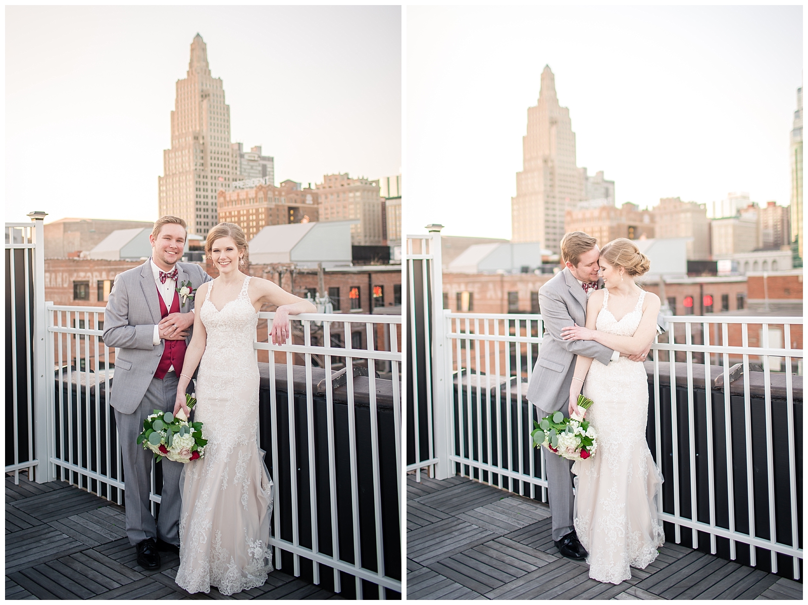 Wedding photography at Terrace on Grand by Kansas City wedding photographers Wisdom-Watson Weddings.