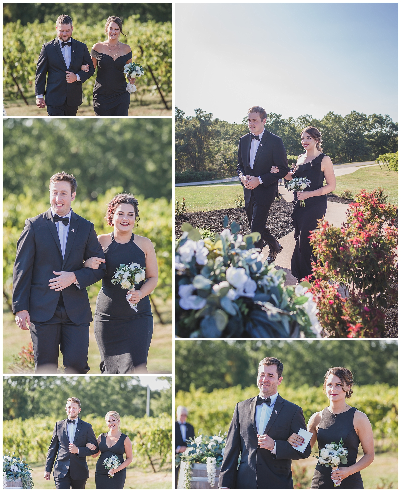 Wedding photography at Seven Springs Winery in Linn Creek, Missouri, by Kansas City wedding photographers Wisdom-Watson Weddings.