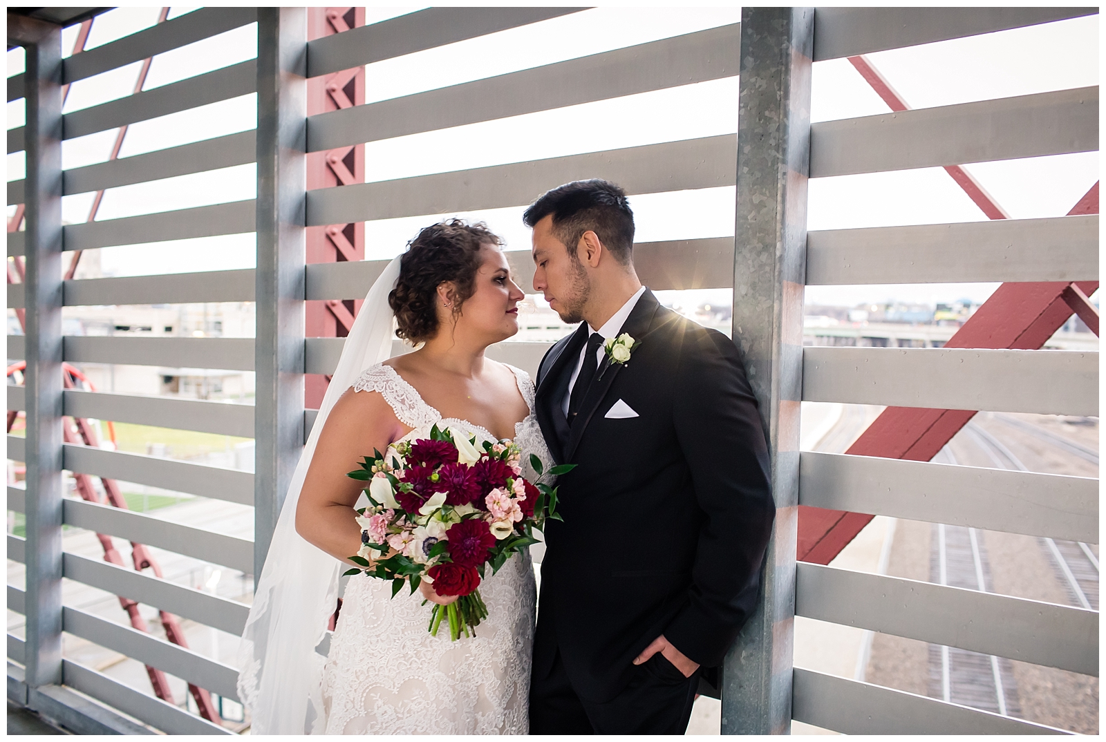Wedding photography at Union Station by Kansas City wedding photographers Wisdom-Watson Weddings.