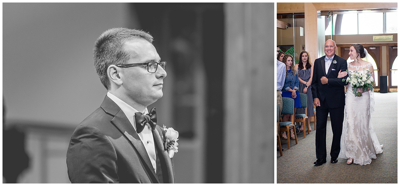 Wedding photography and videography at Church of the Resurrection in Leawood, Kansas, by Kansas City wedding photographers Wisdom-Watson Weddings.