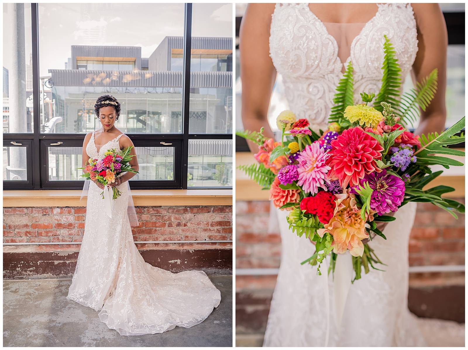 Photography and videography at 7 East Event Space by Kansas City wedding photographers Wisdom-Watson Weddings.