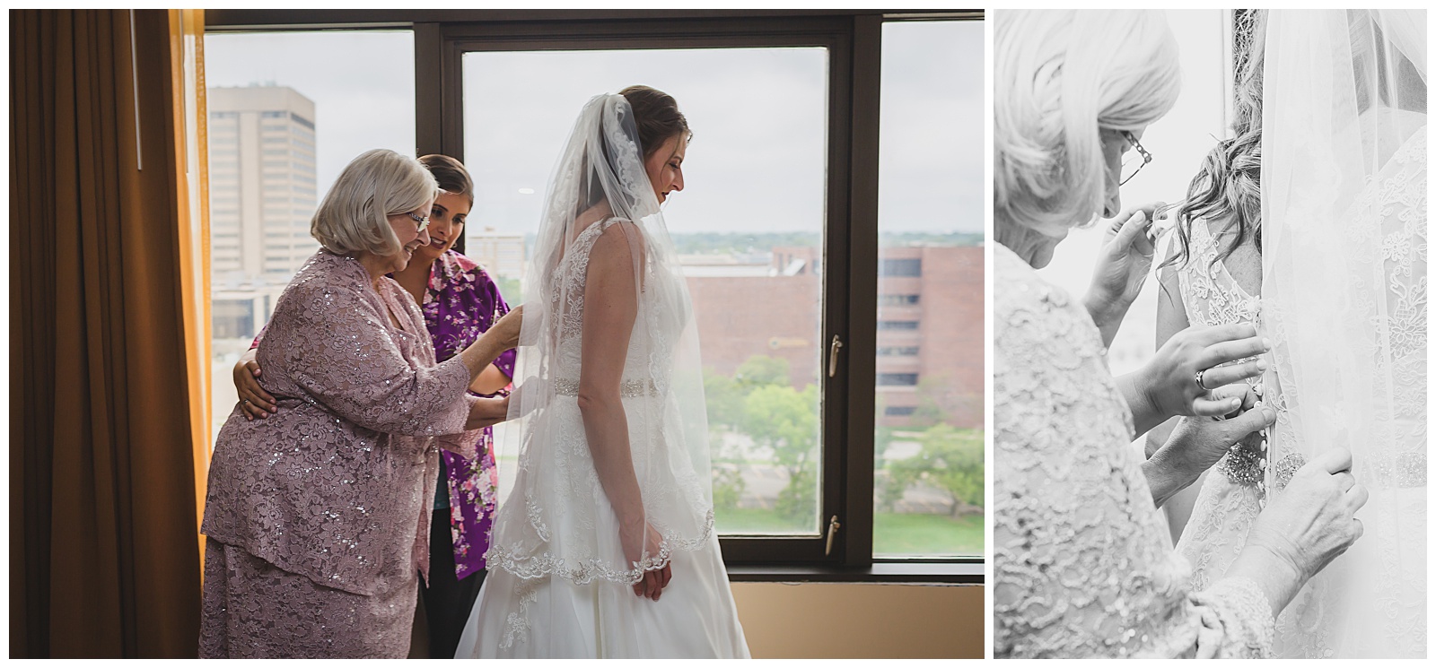 Wedding photography in Topeka, Kansas, by Kansas City wedding photographers Wisdom-Watson Weddings.