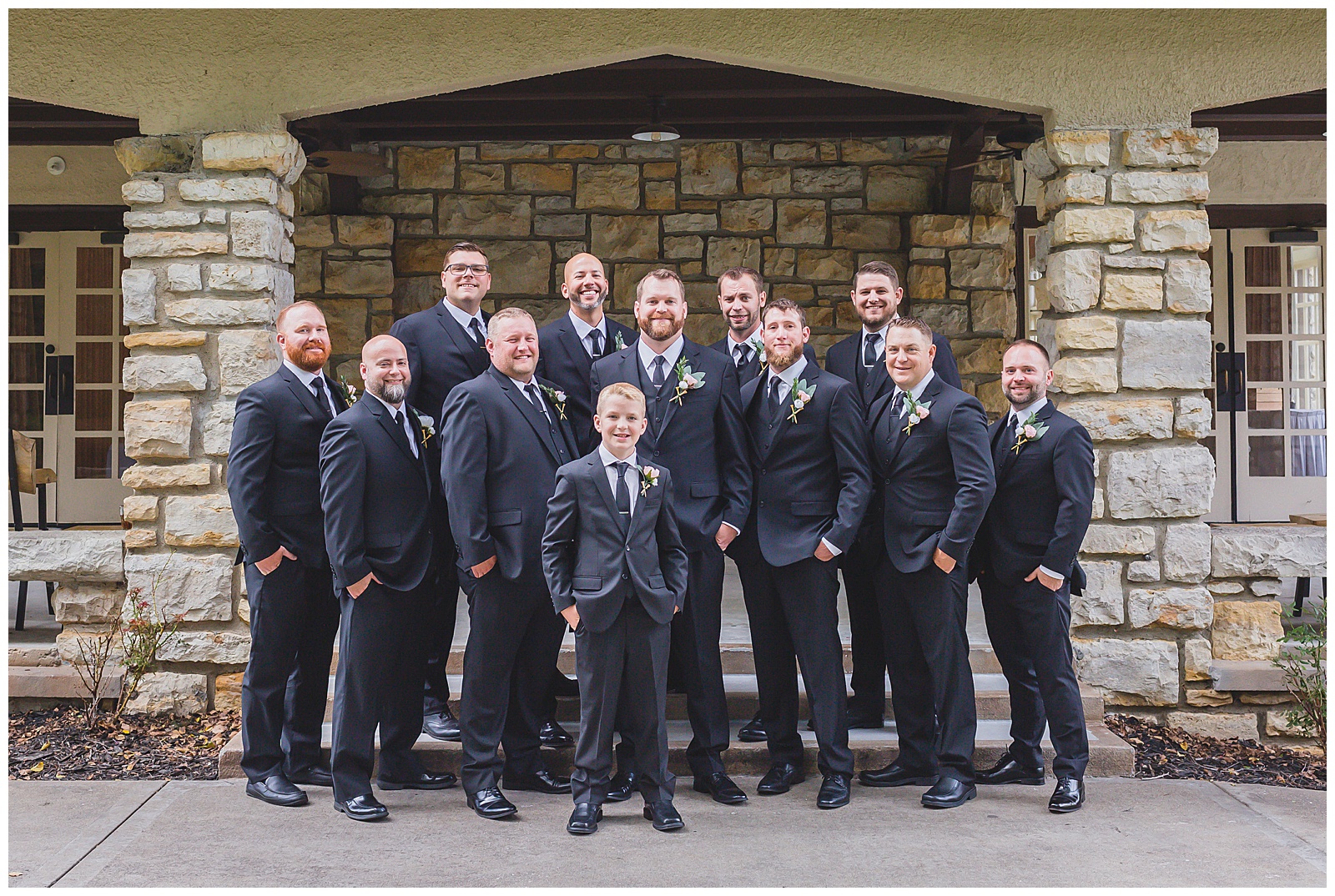 Wedding photography at The Elms Hotel & Spa in Excelsior Springs, Missouri, by Kansas City wedding photographers Wisdom-Watson Weddings.