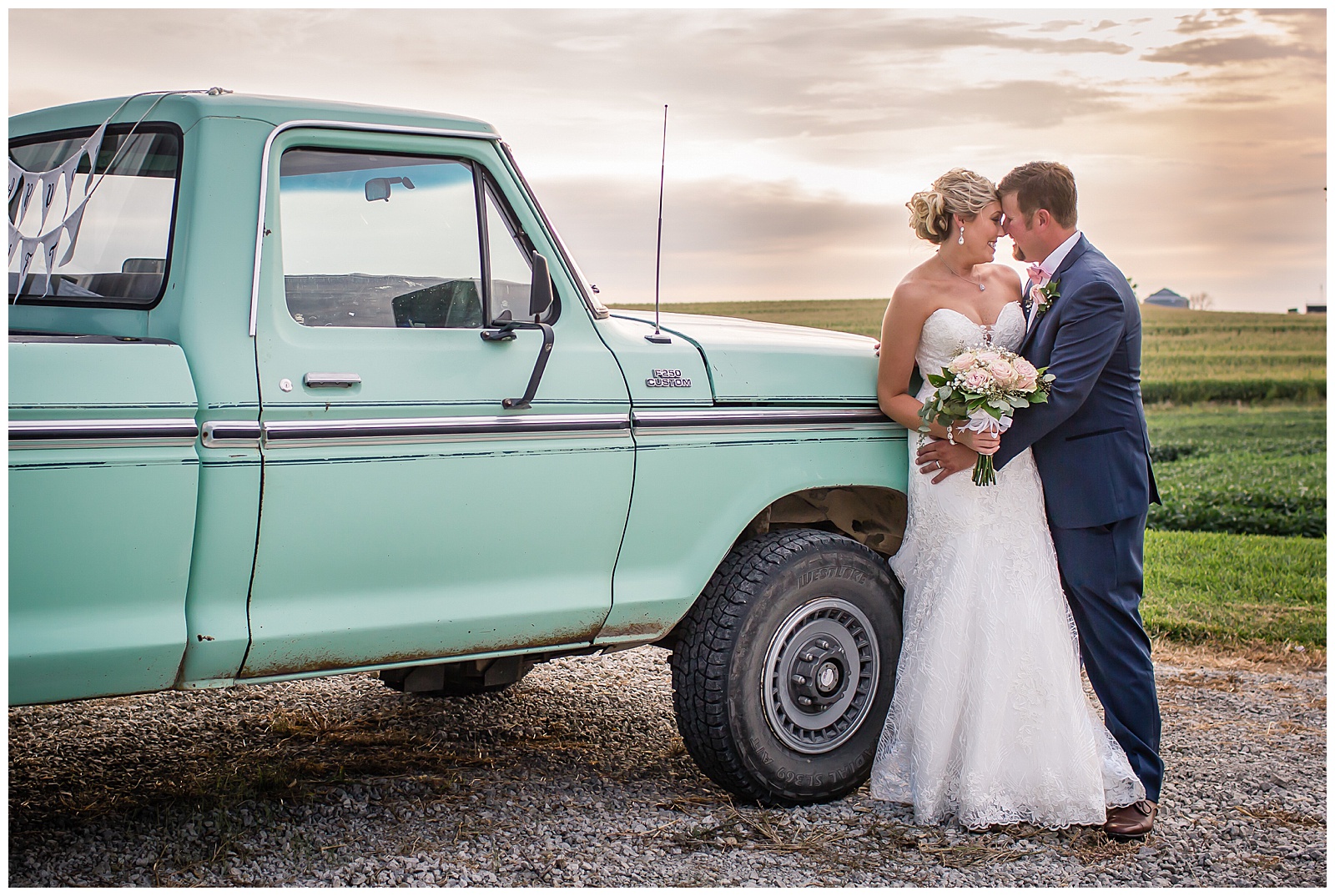 Wedding photography in Lancaster, Kansas, by Kansas City wedding photographers Wisdom-Watson Weddings.
