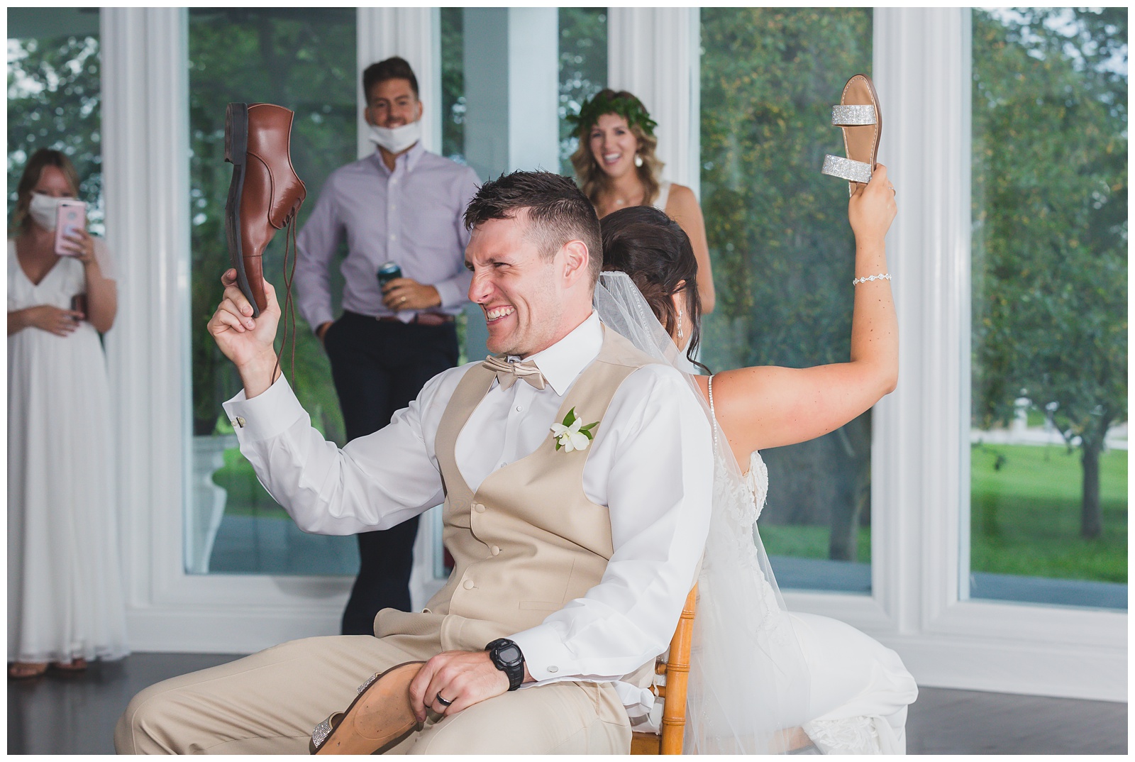 Wedding photography at Executive Hills Polo Club by Kansas City wedding photographers Wisdom-Watson Weddings.
