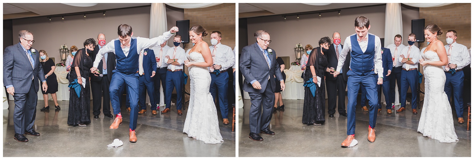 Wedding photography at The Venue in Leawood by Kansas City wedding photographers Wisdom-Watson Weddings.