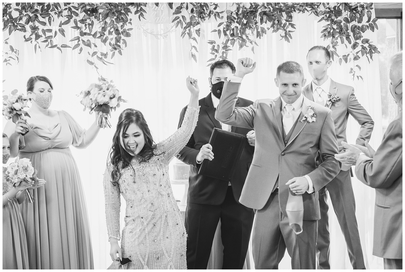 Wedding photography at the Lake Shawnee Event Center in Topeka, Kansas, by Kansas City wedding photographers Wisdom-Watson Weddings.