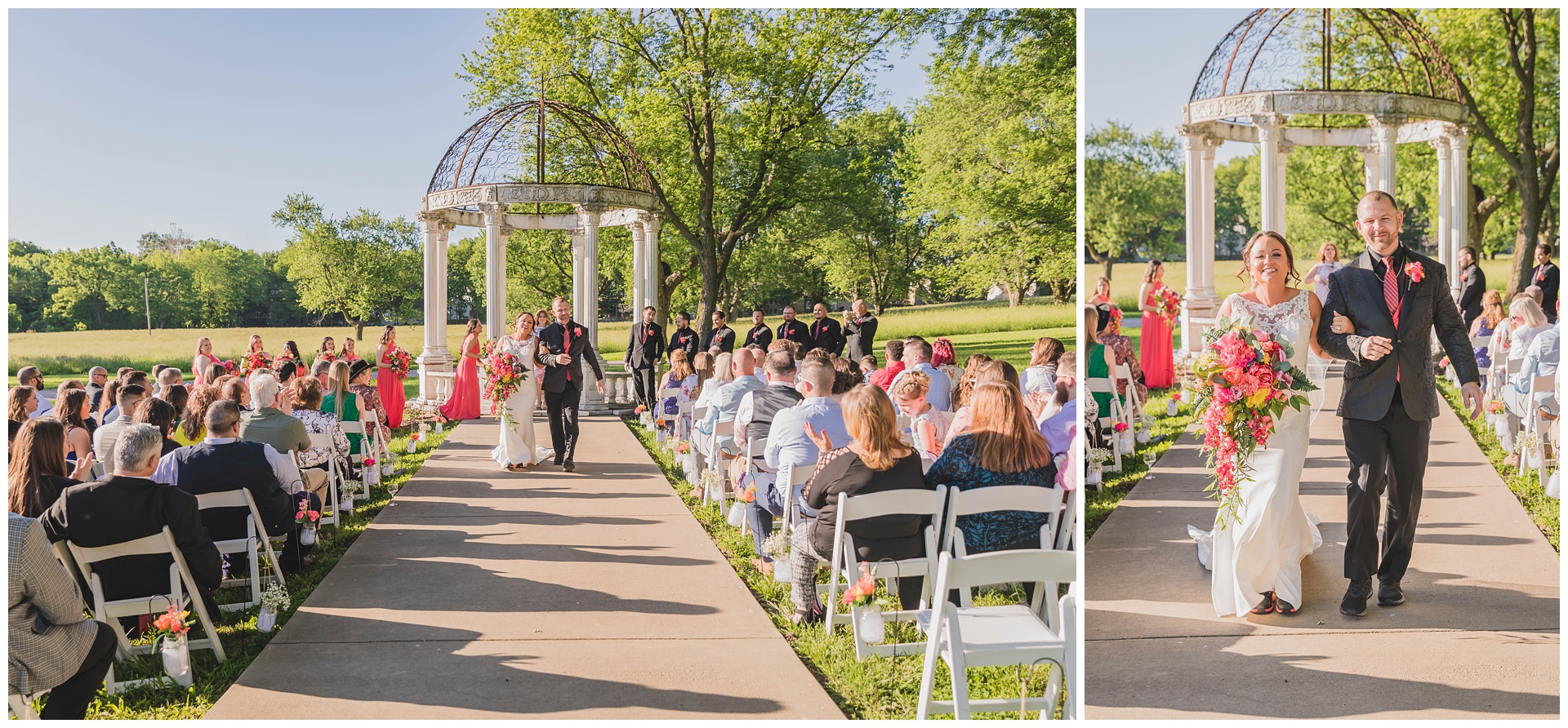 Wedding photography at Belvoir Winery in Liberty, Missouri, by Kansas City wedding photographers Wisdom-Watson Weddings.
