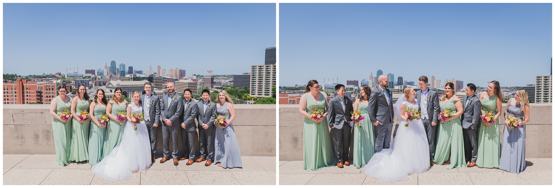 Wedding photography at Immaculate Conception Cathedral by Kansas City wedding photographers Wisdom-Watson Weddings.