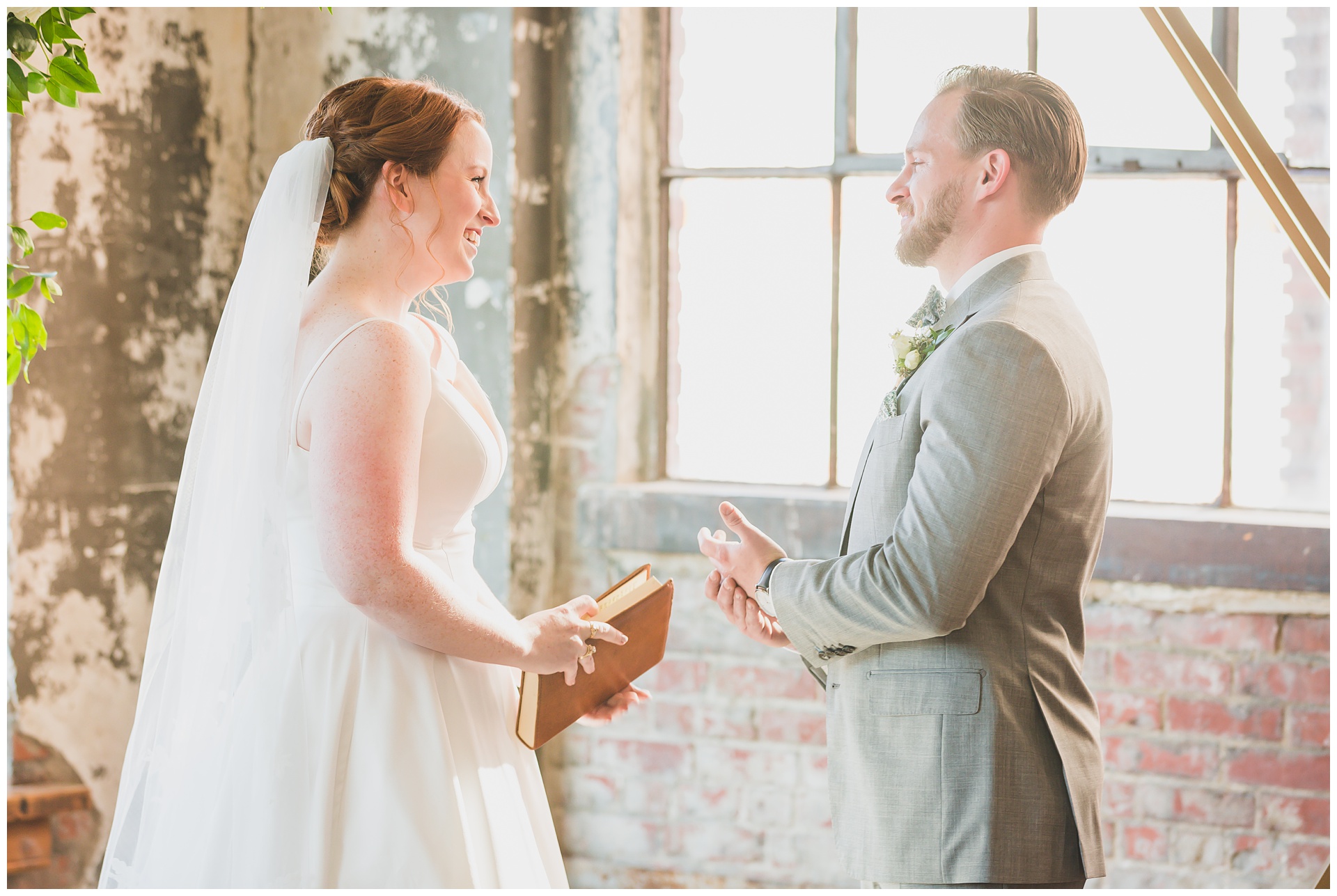 Wedding photography at The Bride and The Bauer by Kansas City wedding photographers Wisdom-Watson Weddings.