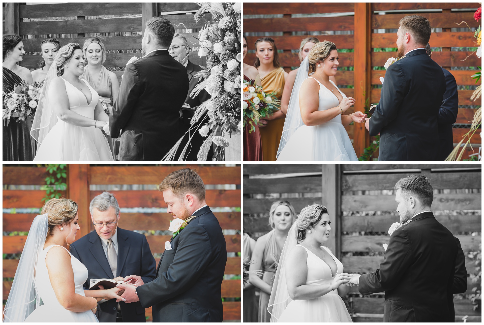 Wedding photography at The Magnolia Brookside by Kansas City wedding photographers Wisdom-Watson Weddings.