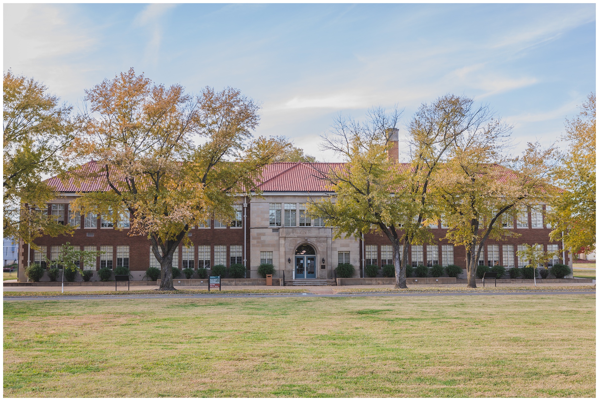 Photography at the Brown vs. Board of Education National Historic Site in Topeka, Kansas, by Kansas City wedding photographers Wisdom-Watson Weddings.
